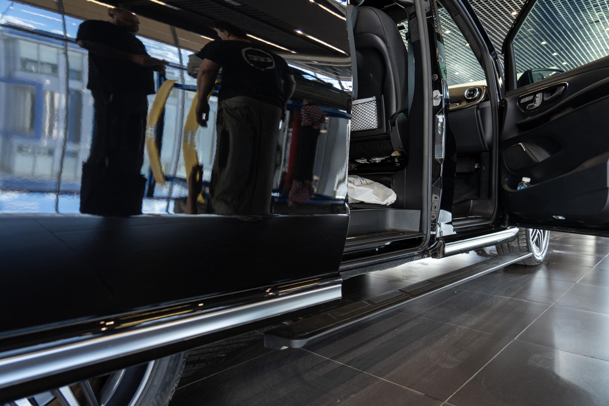 Пороги электрические Mercedes Benz V-class W447 Long / Extra Long | Компания ATS-Tuning